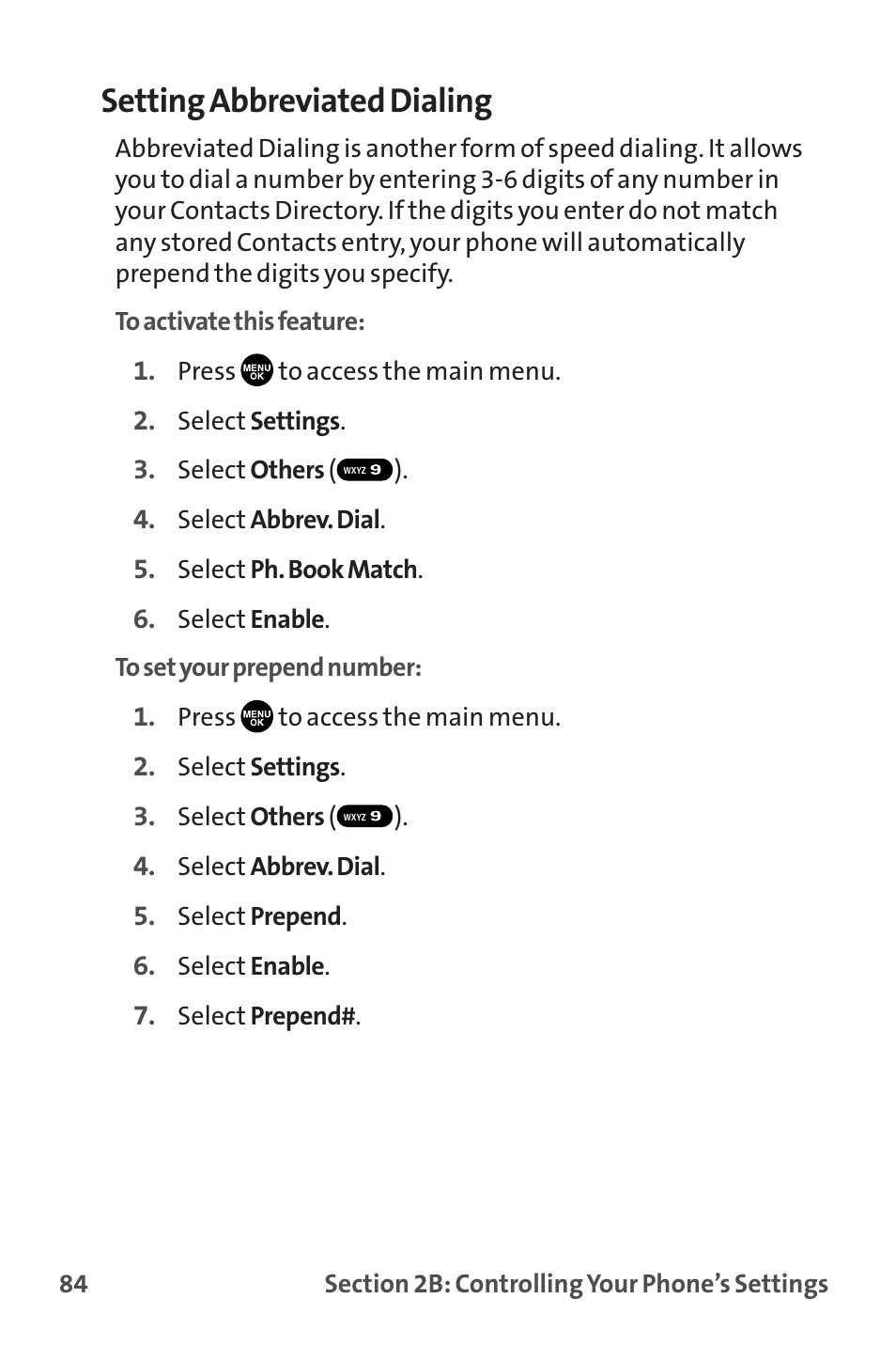 Setting abbreviated dialing | Sprint Nextel MM-7500 User Manual | Page 94 / 345