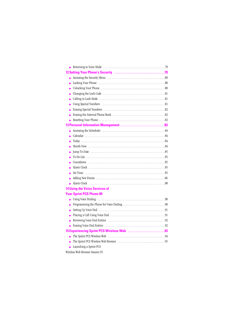 Sprint Nextel SPH-N200 User Manual | Page 8 / 152