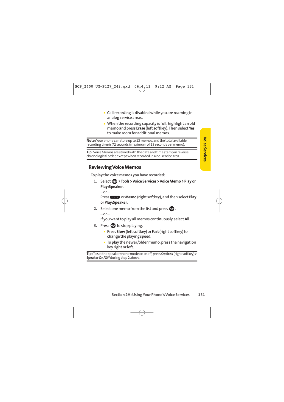 Sprint Nextel SPRINT PCS VISION SCP-2400 User Manual | Page 147 / 256