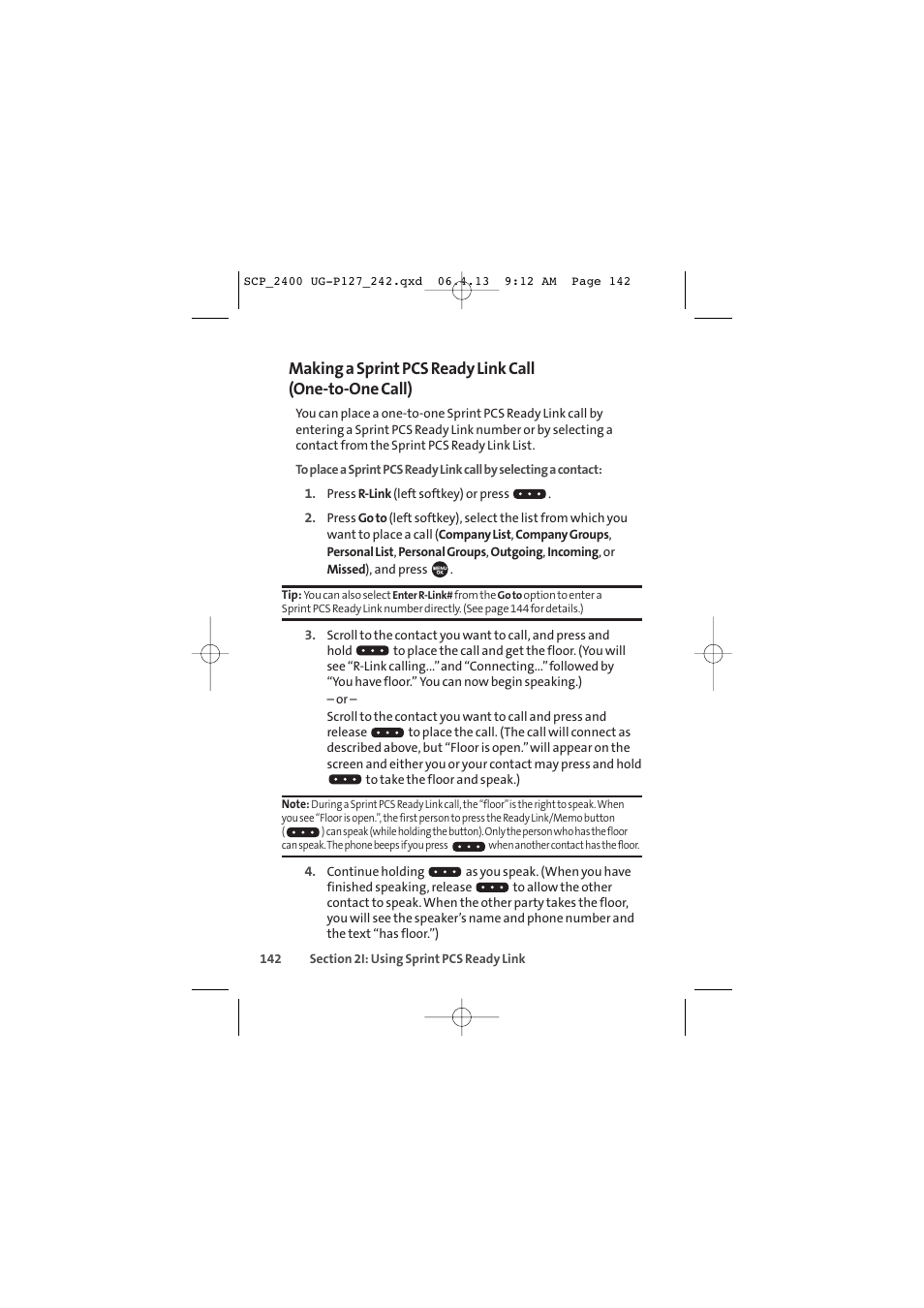 Sprint Nextel SPRINT PCS VISION SCP-2400 User Manual | Page 158 / 256