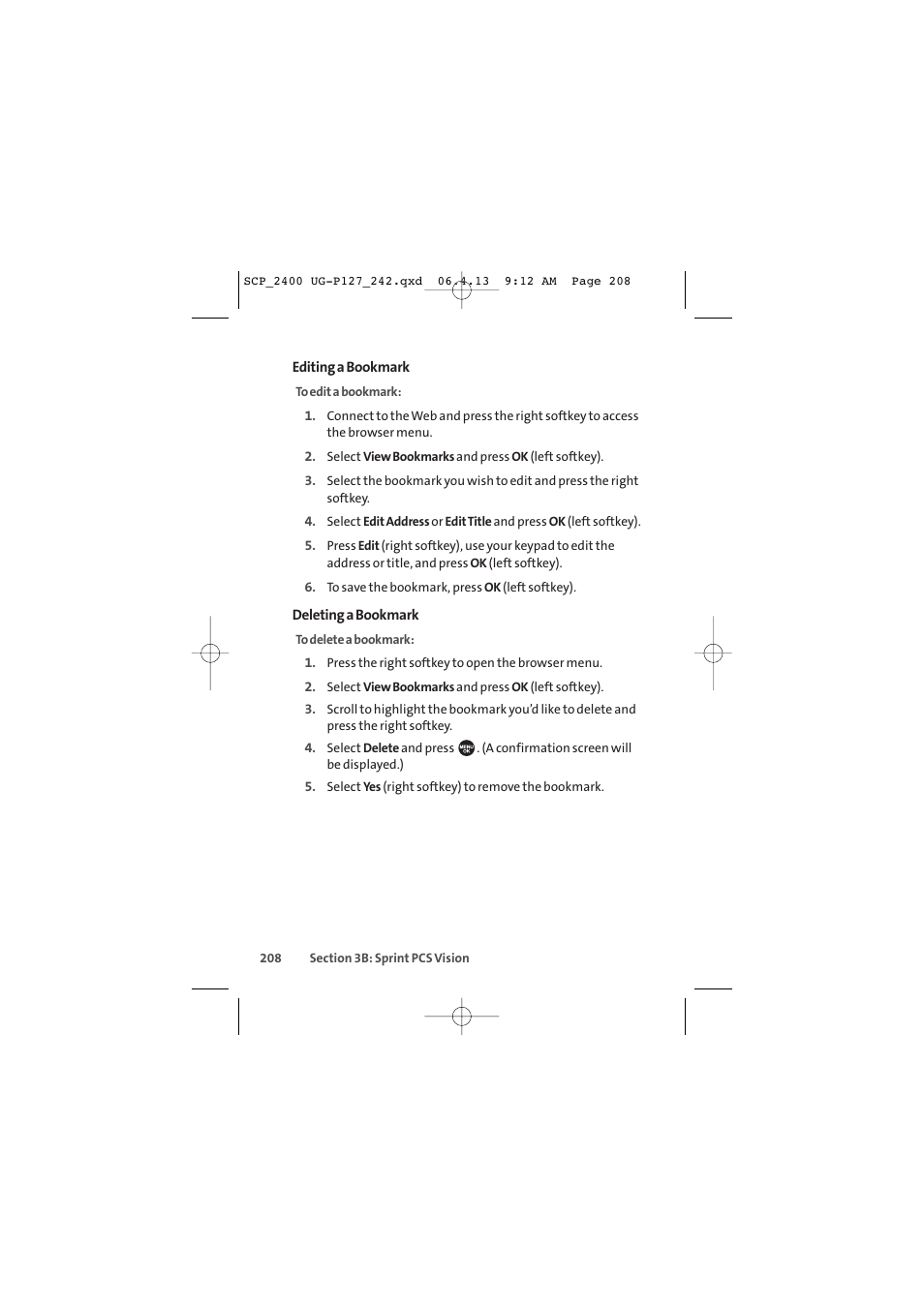 Sprint Nextel SPRINT PCS VISION SCP-2400 User Manual | Page 224 / 256