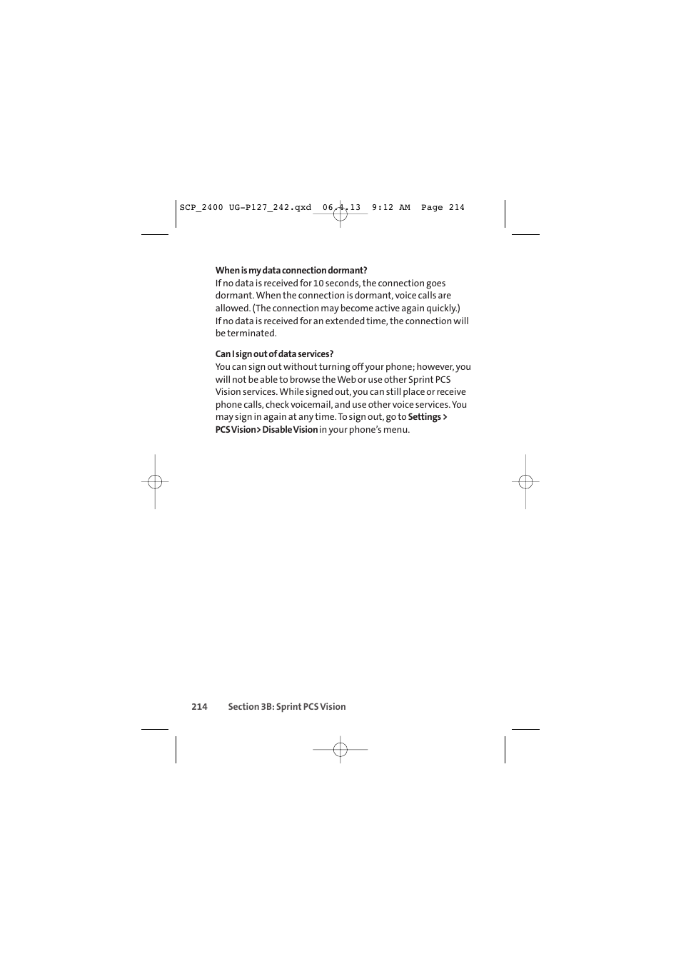 Sprint Nextel SPRINT PCS VISION SCP-2400 User Manual | Page 230 / 256