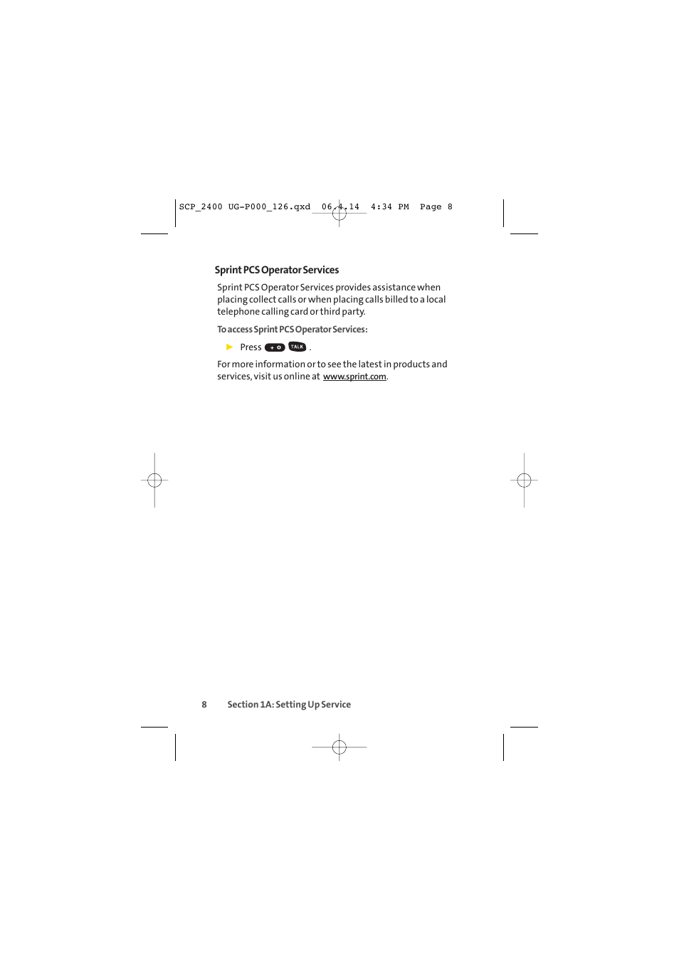 Sprint Nextel SPRINT PCS VISION SCP-2400 User Manual | Page 24 / 256