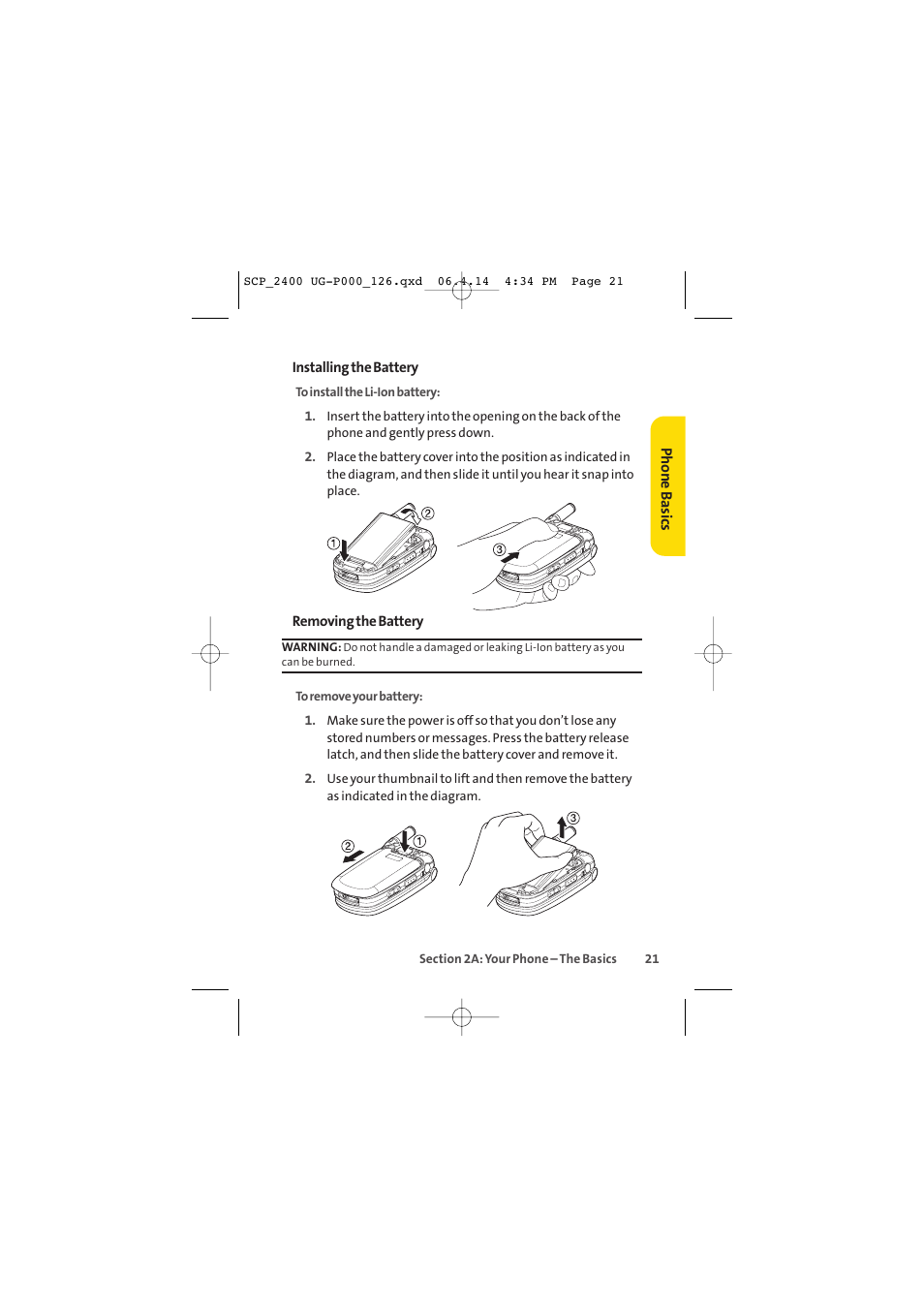 Sprint Nextel SPRINT PCS VISION SCP-2400 User Manual | Page 37 / 256