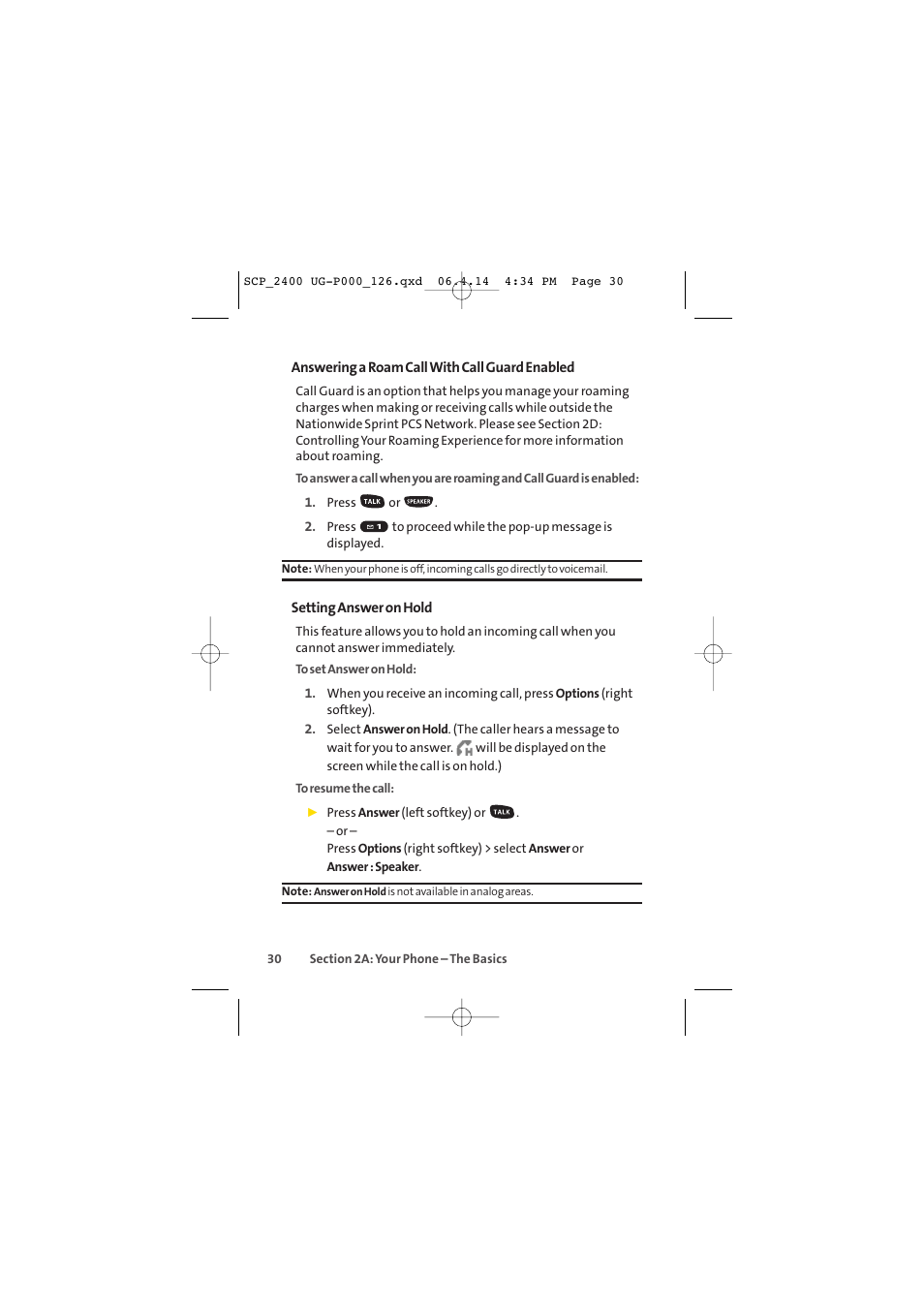 Sprint Nextel SPRINT PCS VISION SCP-2400 User Manual | Page 46 / 256