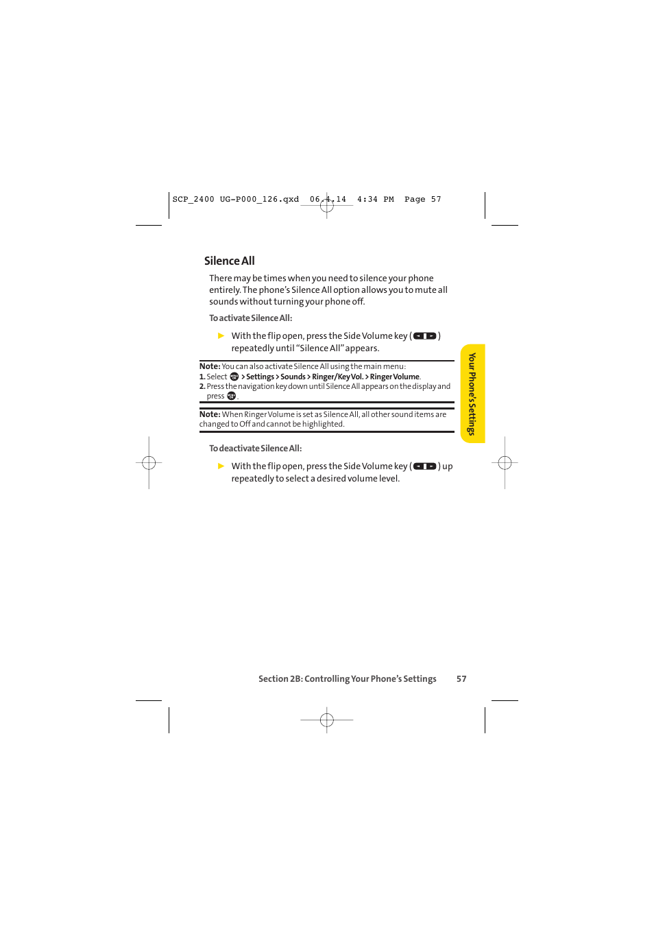 Silence all | Sprint Nextel SPRINT PCS VISION SCP-2400 User Manual | Page 73 / 256