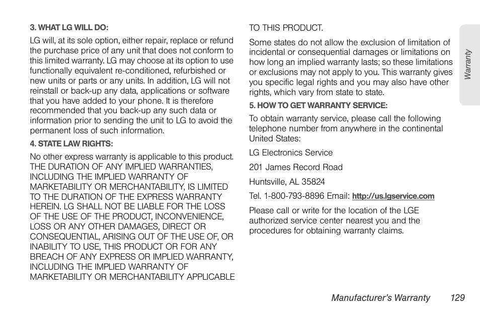 Sprint Nextel LG Remarq UG_9a_070709 User Manual | Page 139 / 143