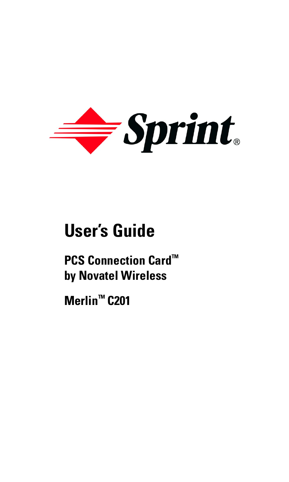 Sprint Nextel C201 User Manual | 92 pages