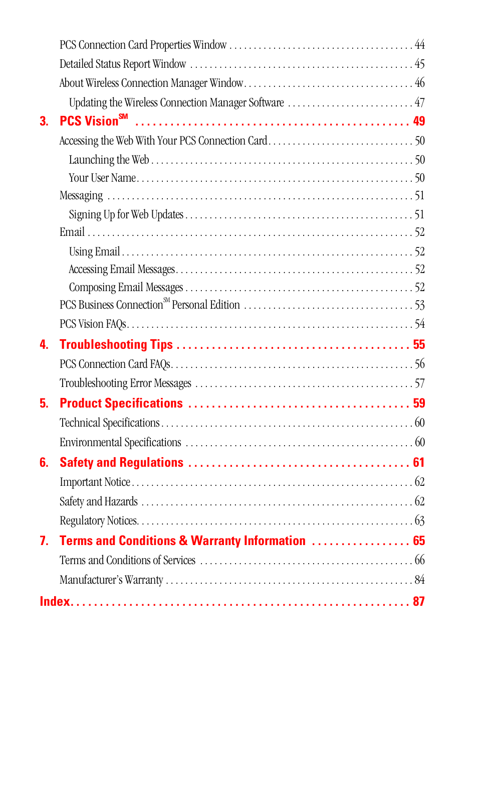 Sprint Nextel C201 User Manual | Page 4 / 92