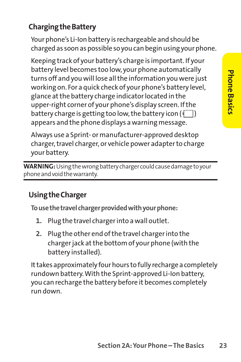 Phone basics | Sprint Nextel SCP-8400 User Manual | Page 39 / 282