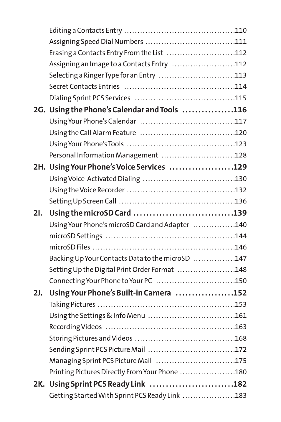 Sprint Nextel SCP-8400 User Manual | Page 4 / 282