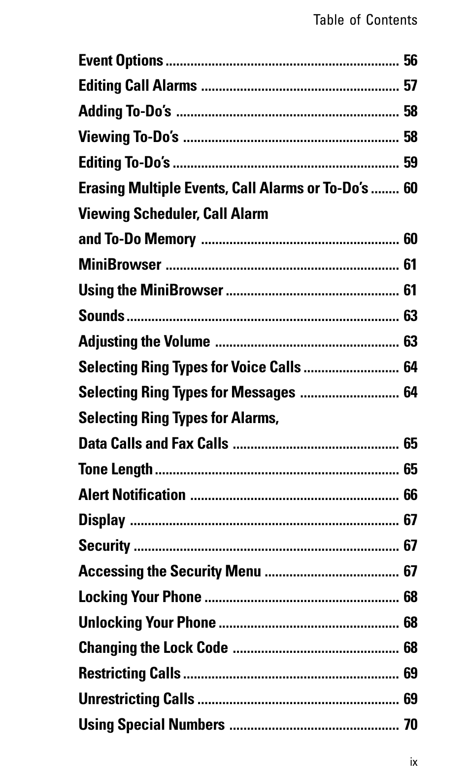 Sprint Nextel LA990009-0462 User Manual | Page 10 / 108