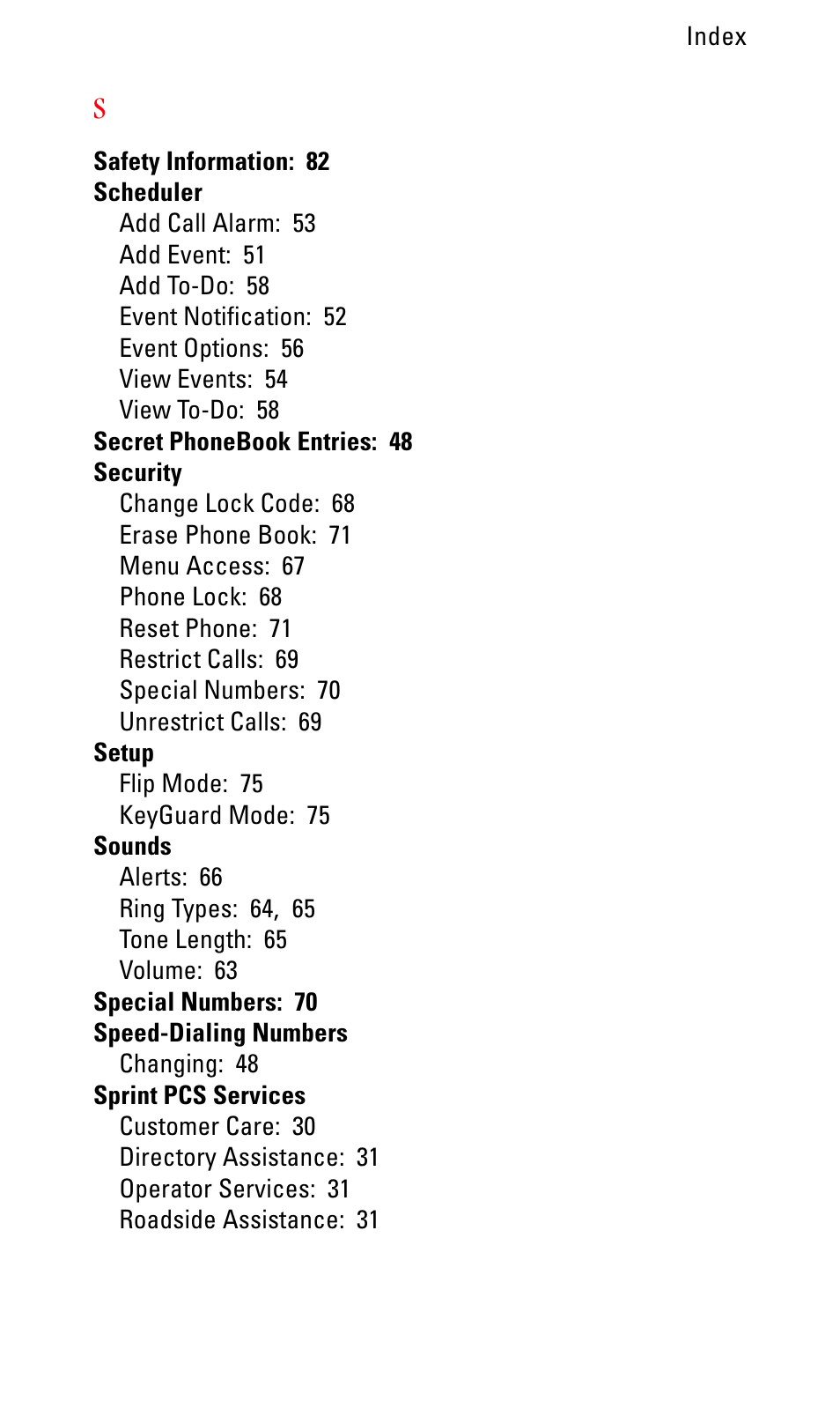 Sprint Nextel LA990009-0462 User Manual | Page 107 / 108