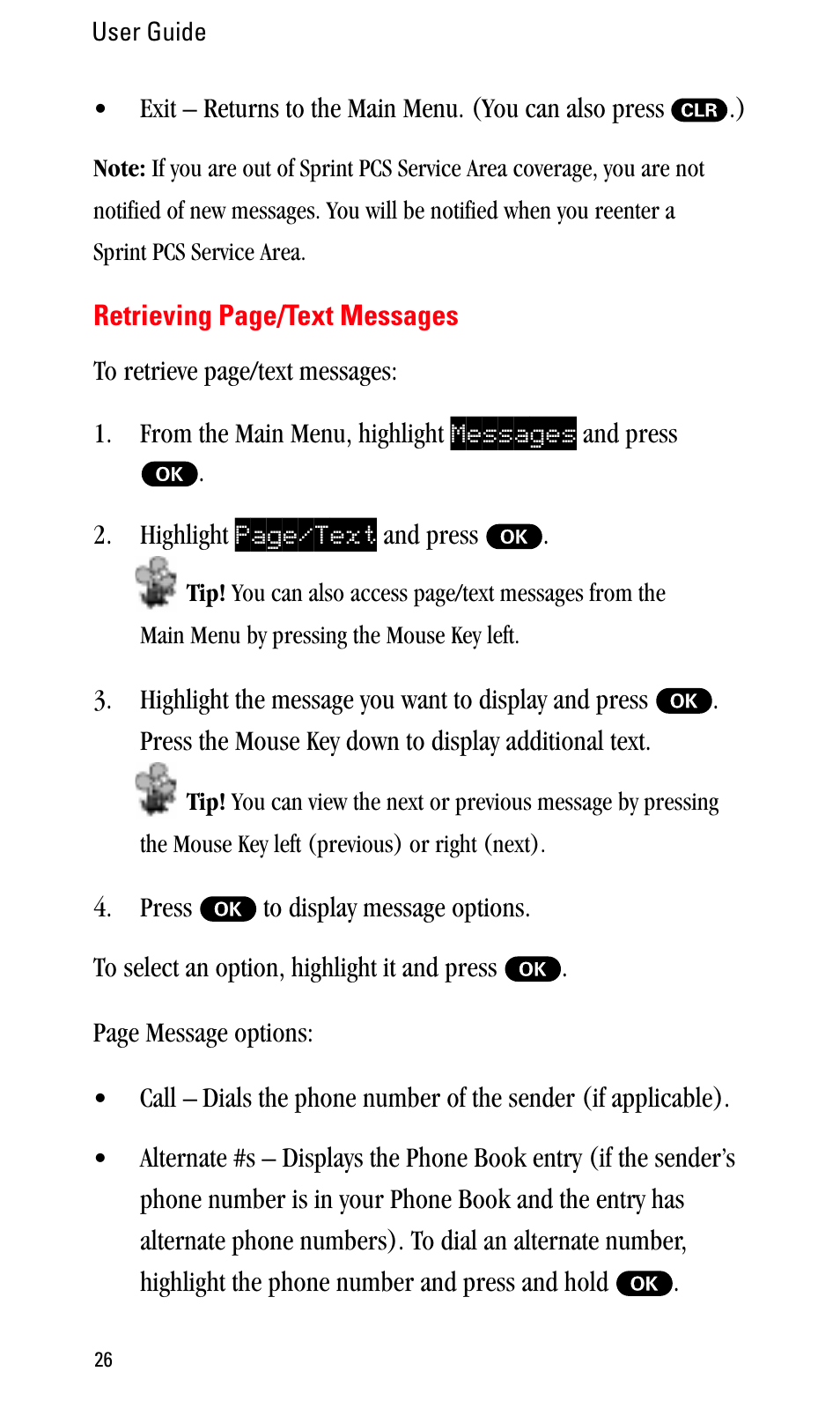 Sprint Nextel LA990009-0462 User Manual | Page 38 / 108