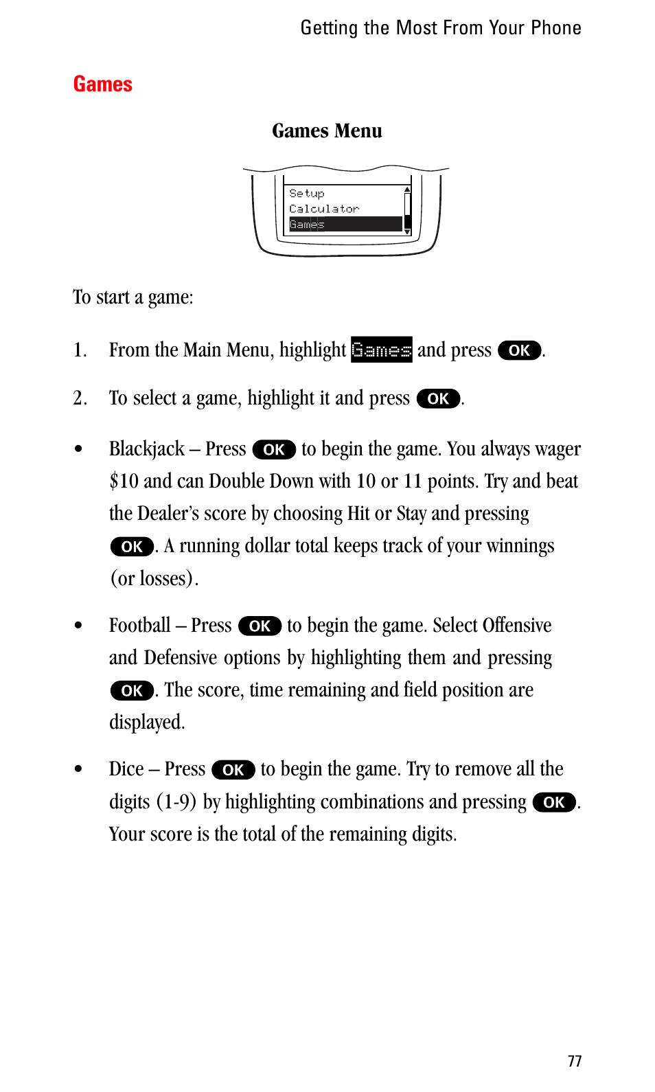 Games | Sprint Nextel LA990009-0462 User Manual | Page 89 / 108