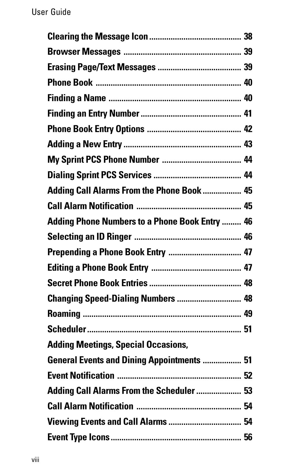 Sprint Nextel LA990009-0462 User Manual | Page 9 / 108