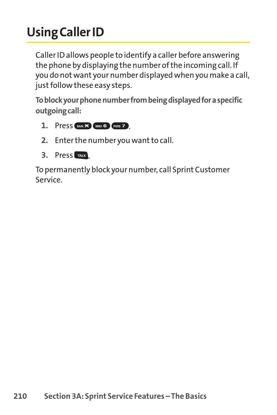 Using caller id | Sprint Nextel SANYO SCP-3200 User Manual | Page 226 / 281