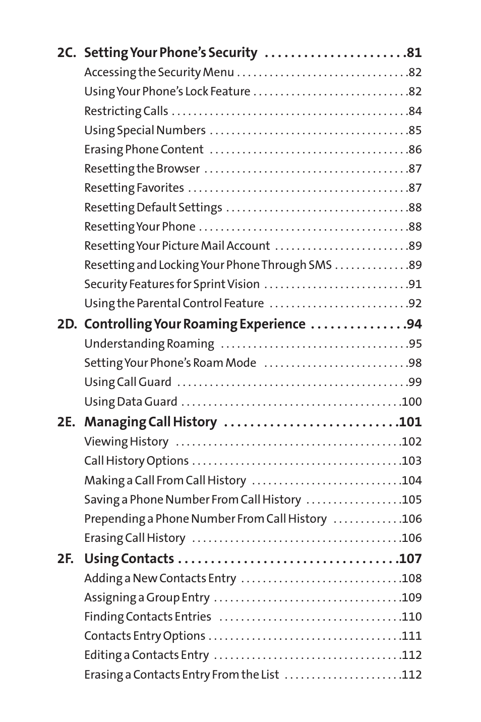Sprint Nextel SANYO SCP-3200 User Manual | Page 3 / 281