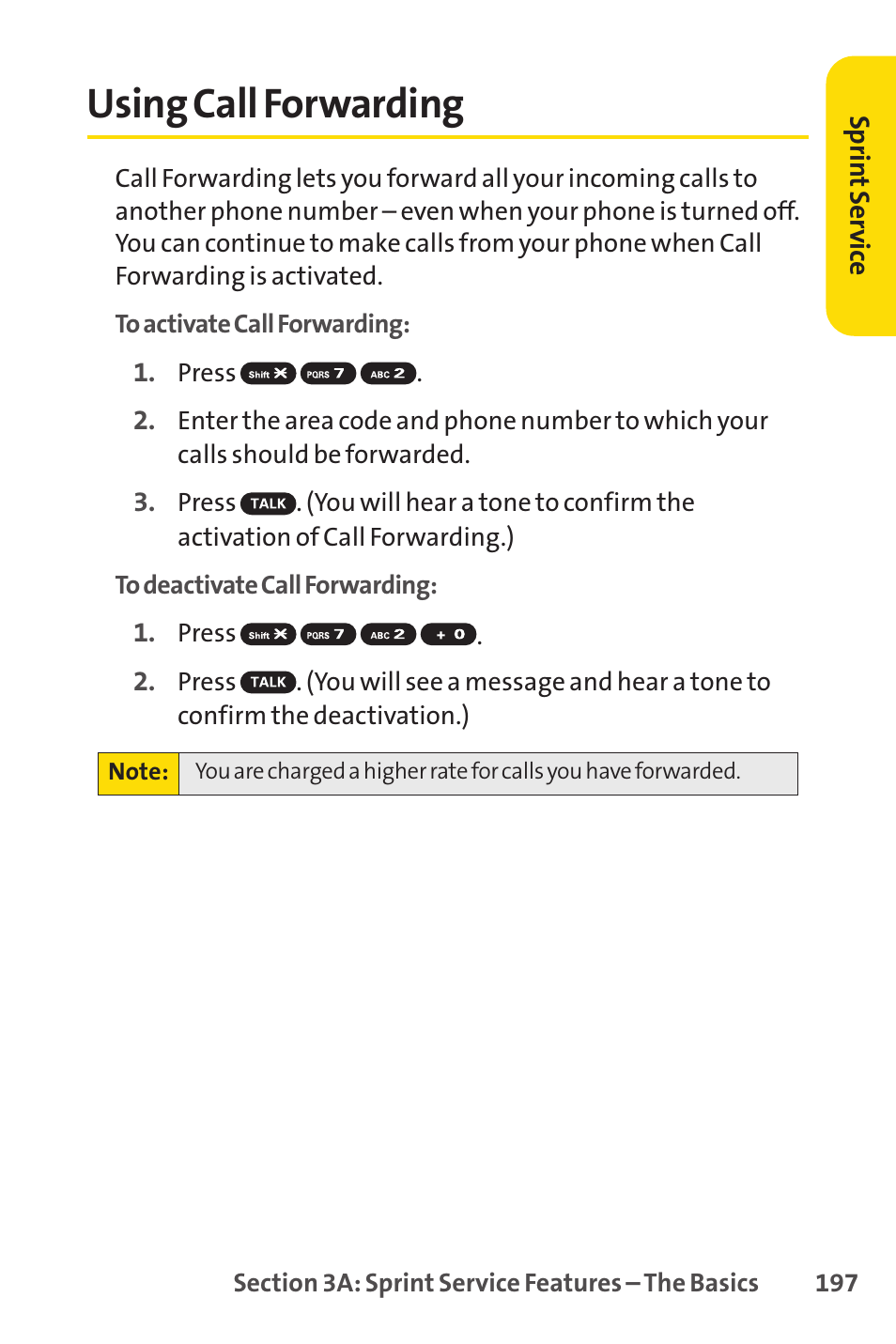 Using call forwarding | Sprint Nextel SCP-7050 User Manual | Page 213 / 267