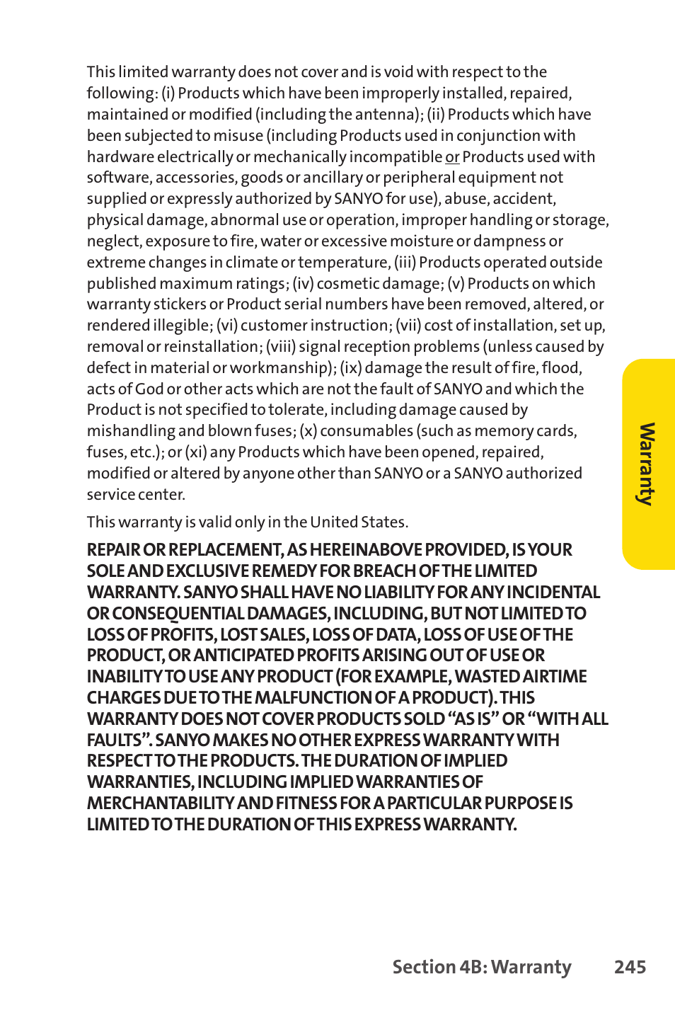 Sprint Nextel SCP-7050 User Manual | Page 261 / 267