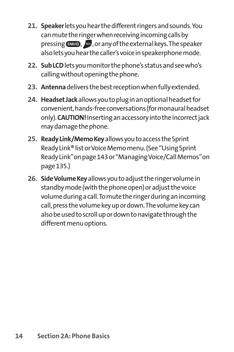 Sprint Nextel SCP-7050 User Manual | Page 30 / 267