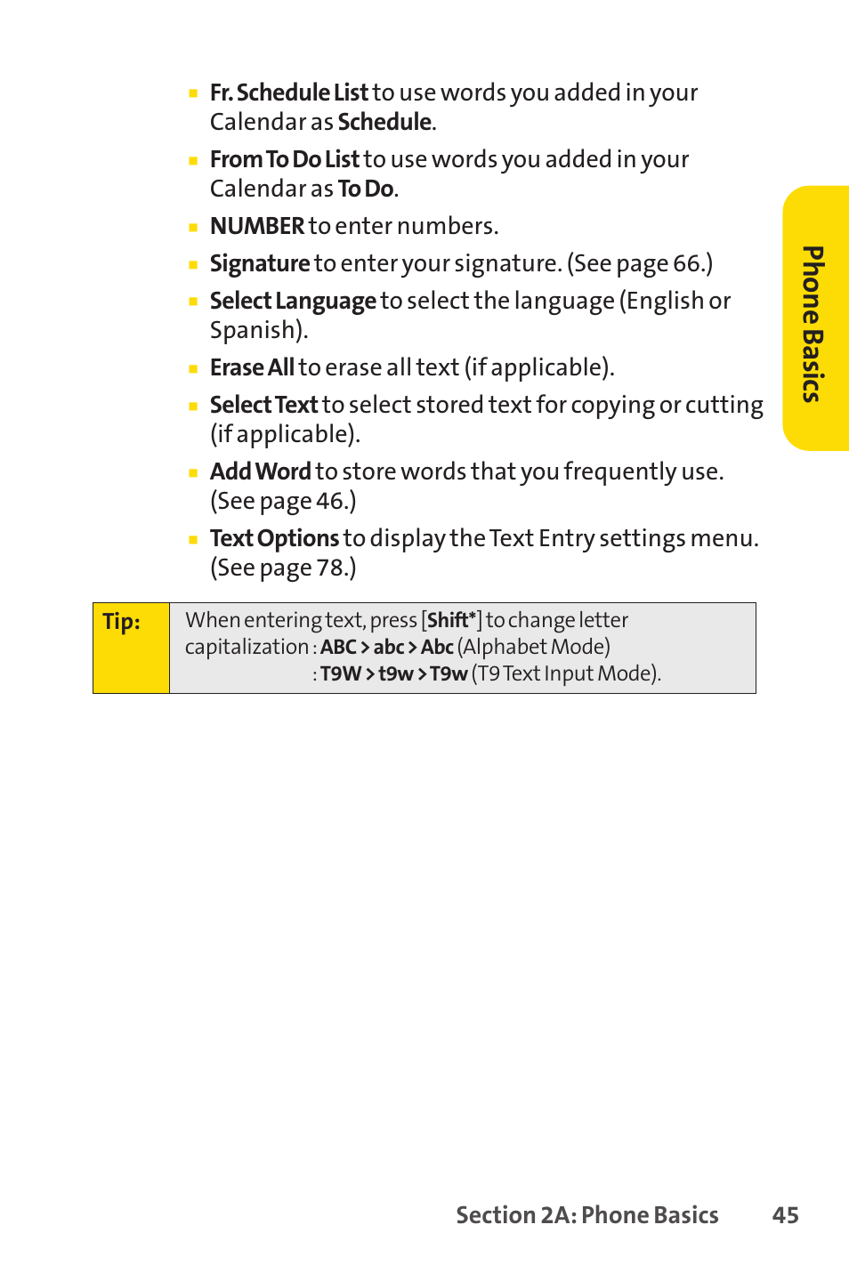 Ph on e b as ics | Sprint Nextel SCP-7050 User Manual | Page 61 / 267