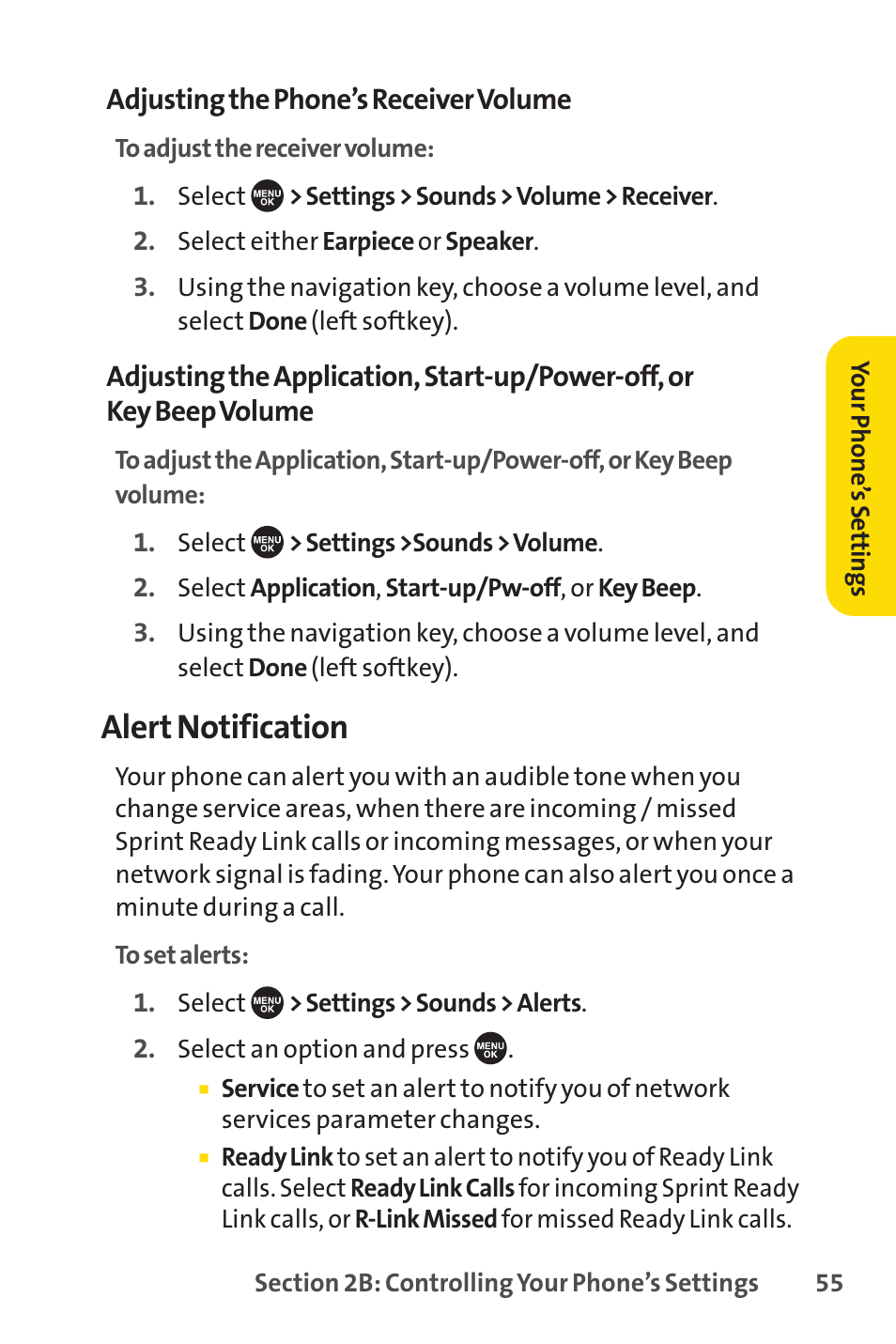 Alert notification | Sprint Nextel SCP-7050 User Manual | Page 71 / 267
