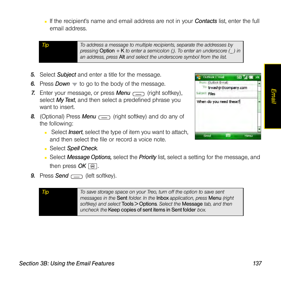 Sprint Nextel Palm Treo 800w User Manual | Page 137 / 436