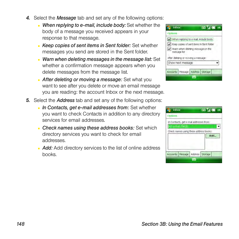 Sprint Nextel Palm Treo 800w User Manual | Page 148 / 436