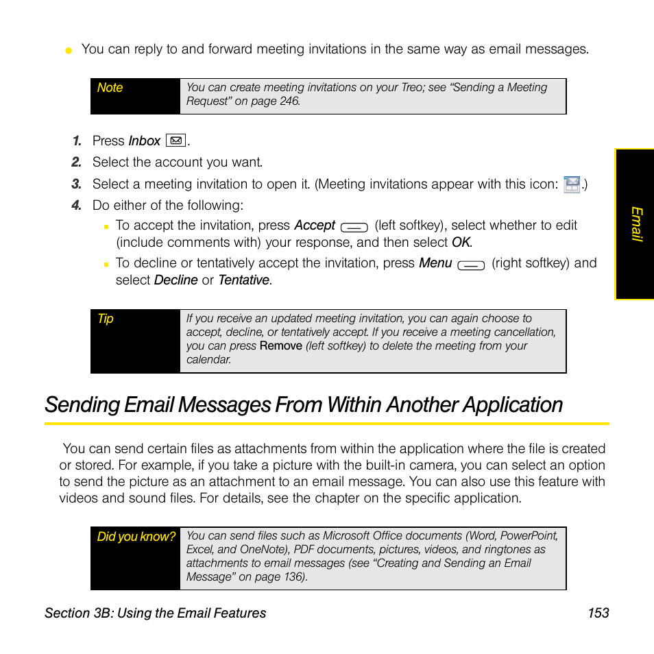 Sprint Nextel Palm Treo 800w User Manual | Page 153 / 436