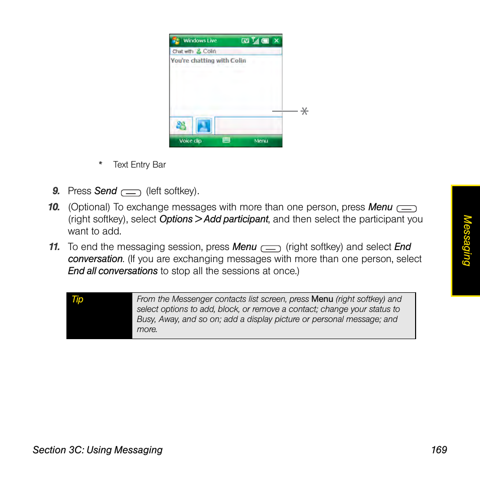 Sprint Nextel Palm Treo 800w User Manual | Page 169 / 436