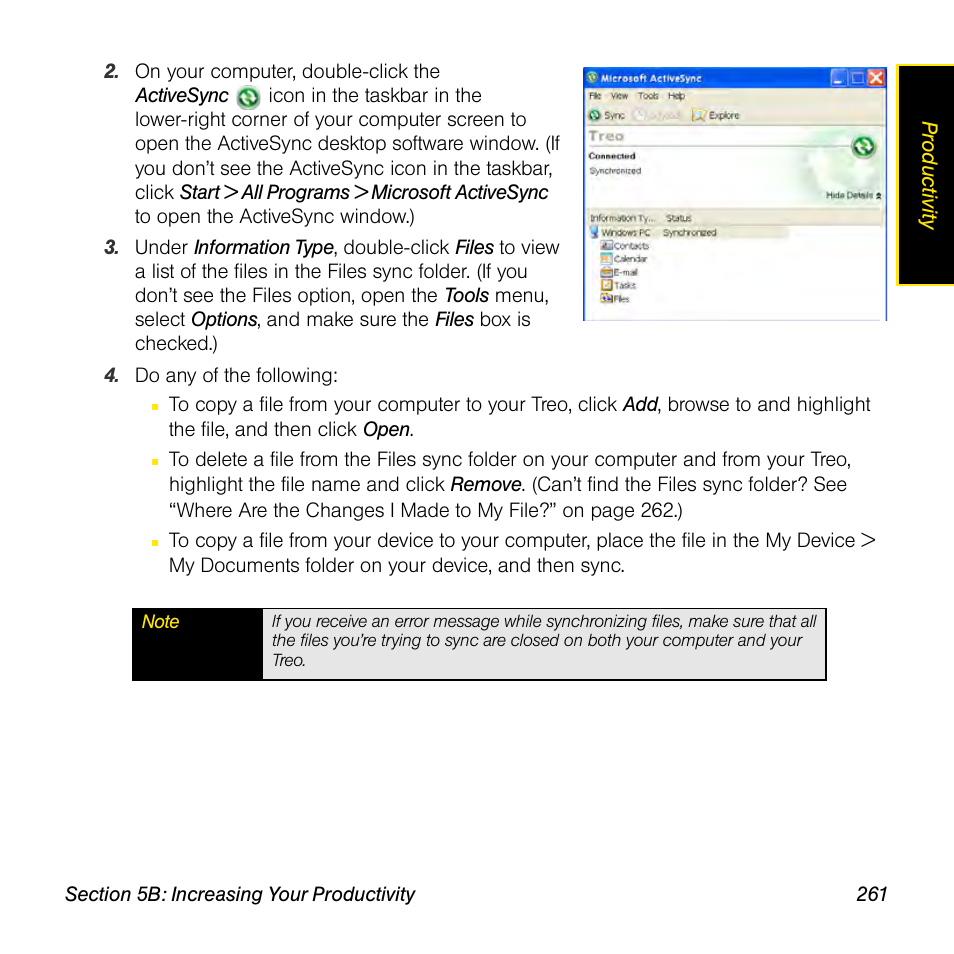 Sprint Nextel Palm Treo 800w User Manual | Page 261 / 436