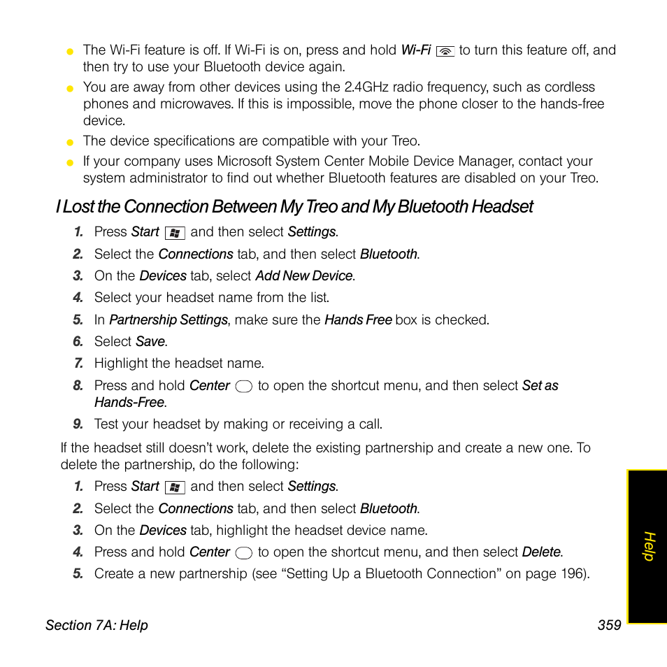 Sprint Nextel Palm Treo 800w User Manual | Page 359 / 436