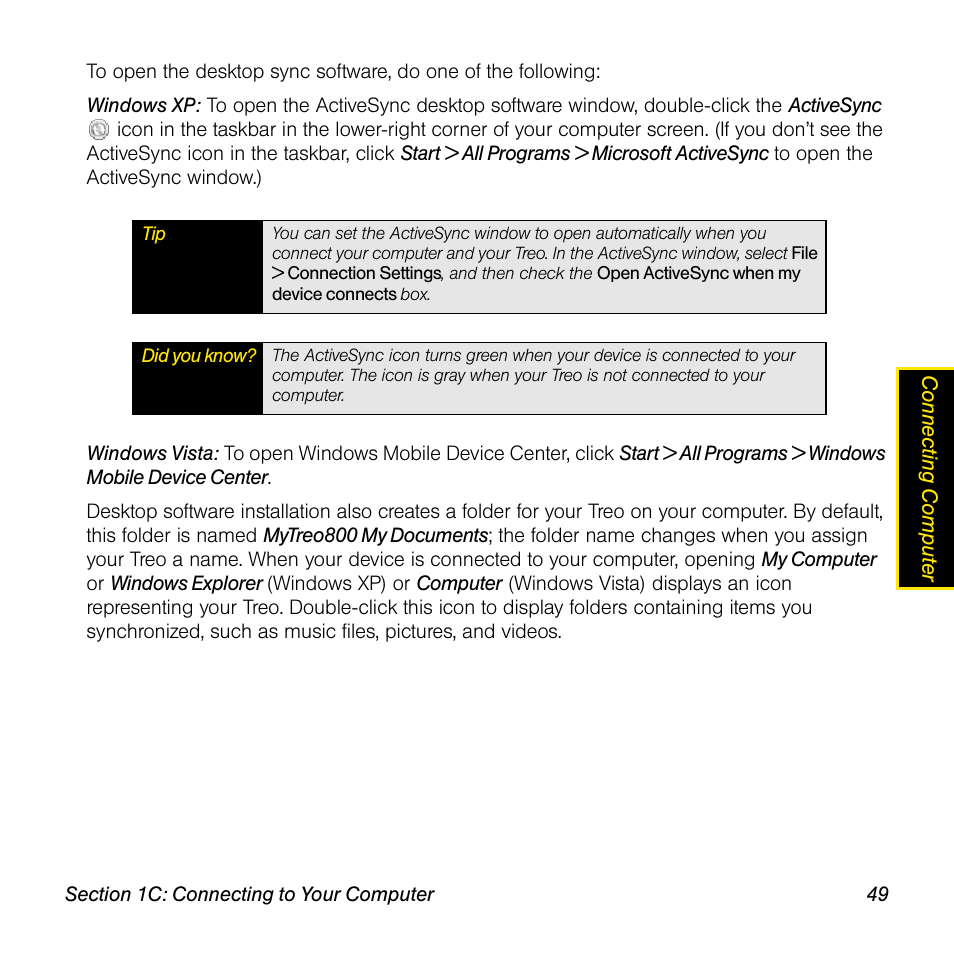 Sprint Nextel Palm Treo 800w User Manual | Page 49 / 436