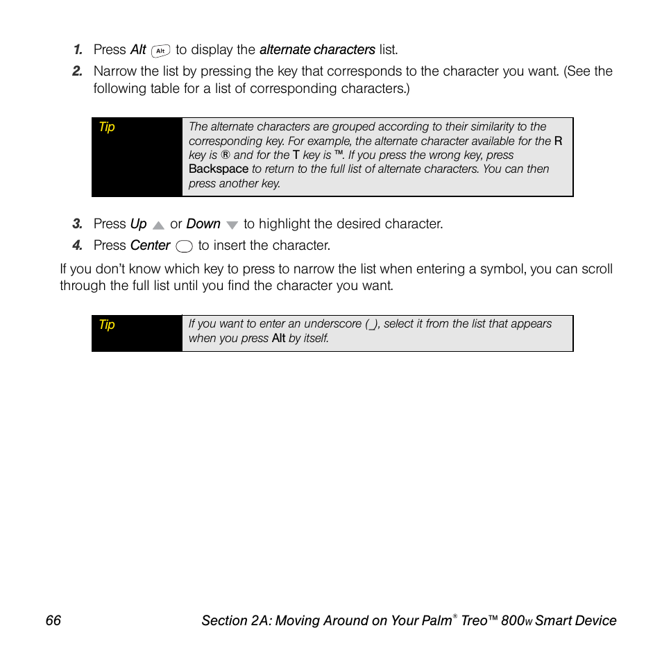 Sprint Nextel Palm Treo 800w User Manual | Page 66 / 436