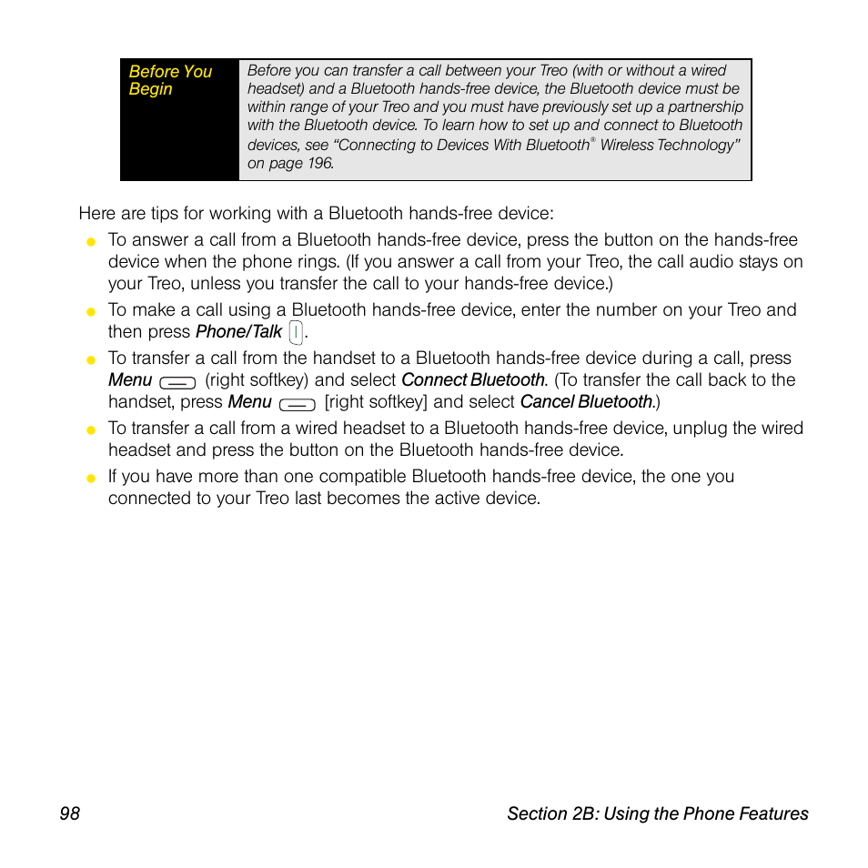 Sprint Nextel Palm Treo 800w User Manual | Page 98 / 436
