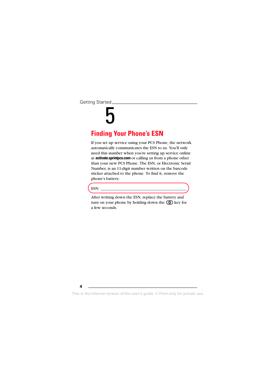 Finding your phone’s esn | Sprint Nextel T608 User Manual | Page 10 / 157