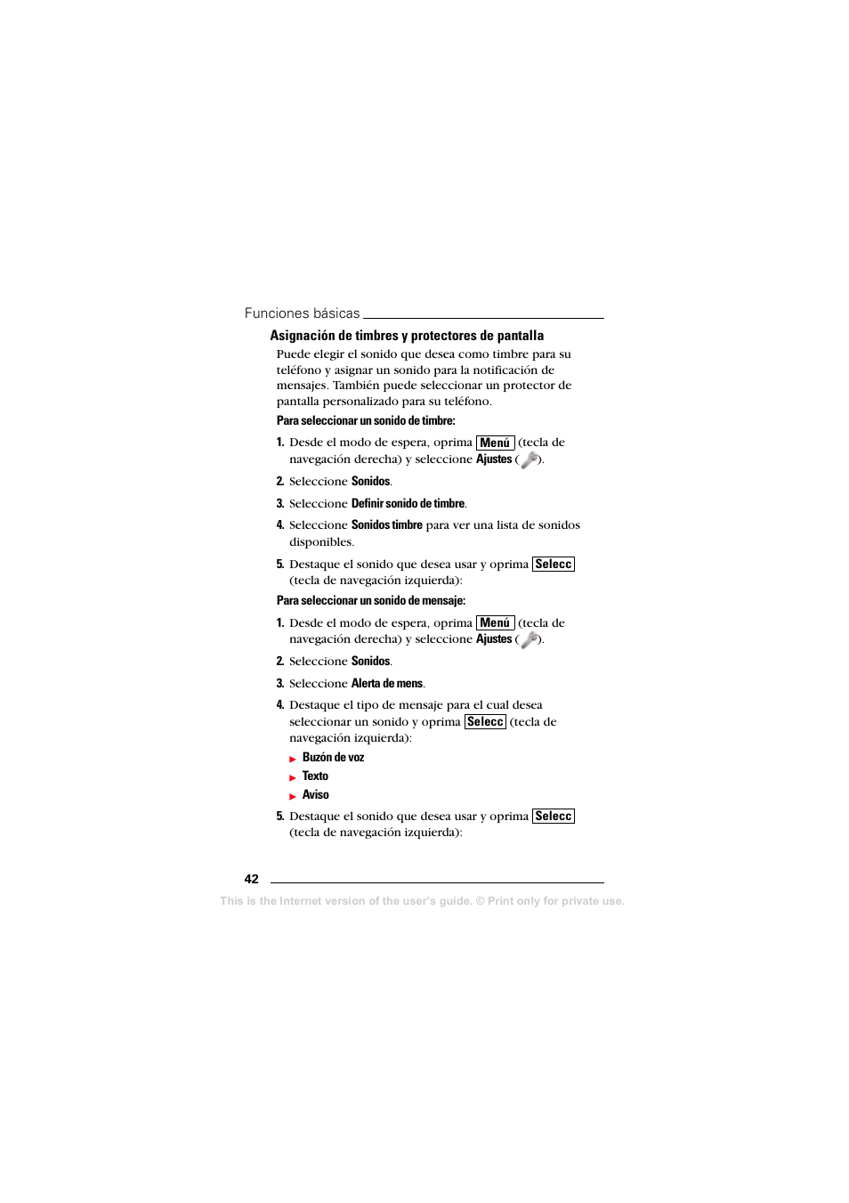 Asignación de timbres y protectores de pantalla | Sprint Nextel T608 User Manual | Page 124 / 157