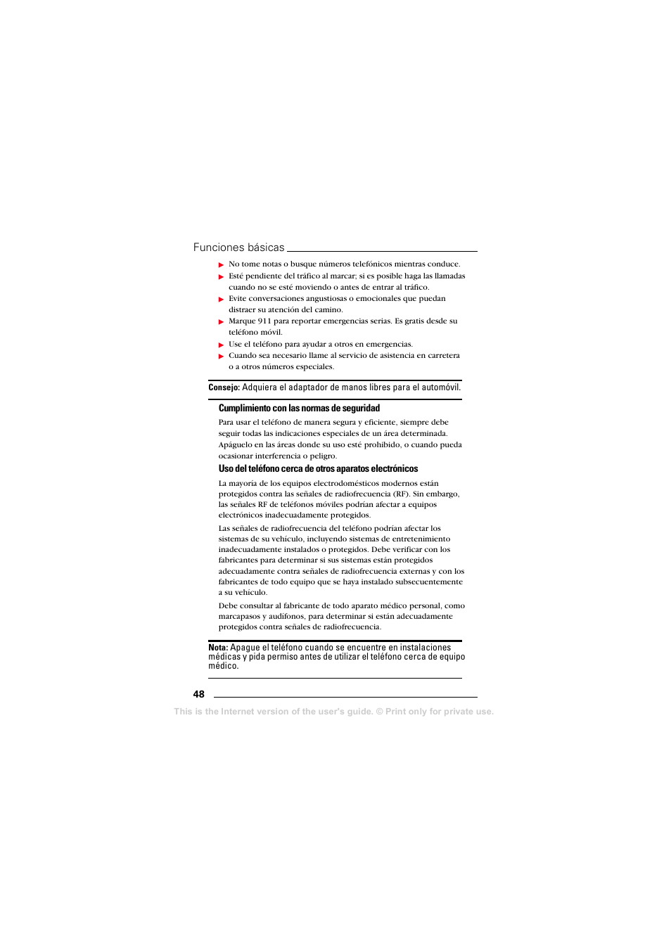 Funciones básicas | Sprint Nextel T608 User Manual | Page 130 / 157