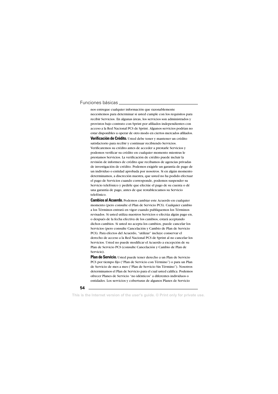 Funciones básicas | Sprint Nextel T608 User Manual | Page 136 / 157
