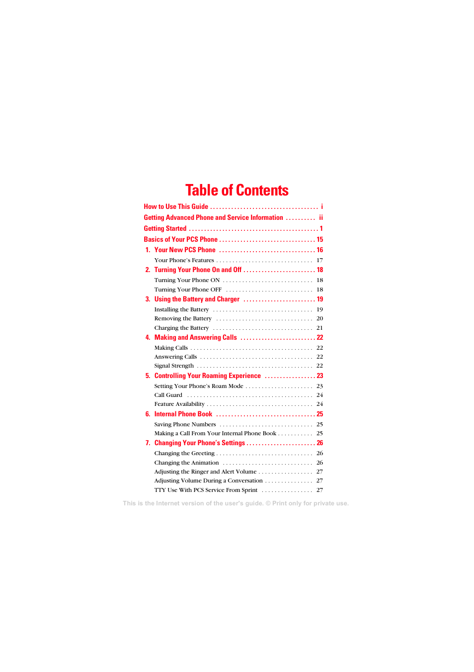 Sprint Nextel T608 User Manual | Page 2 / 157