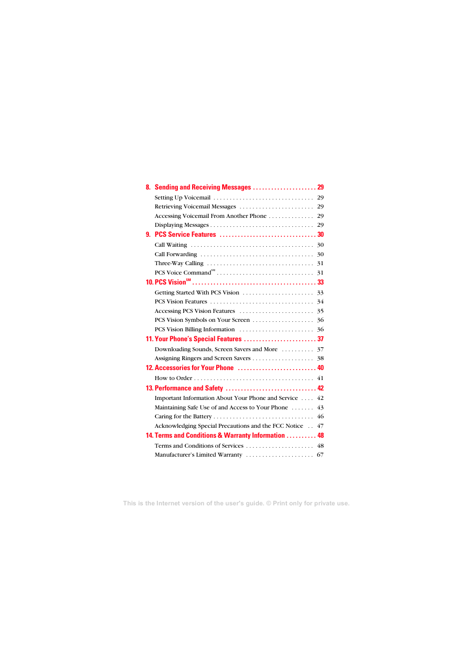 Sprint Nextel T608 User Manual | Page 3 / 157