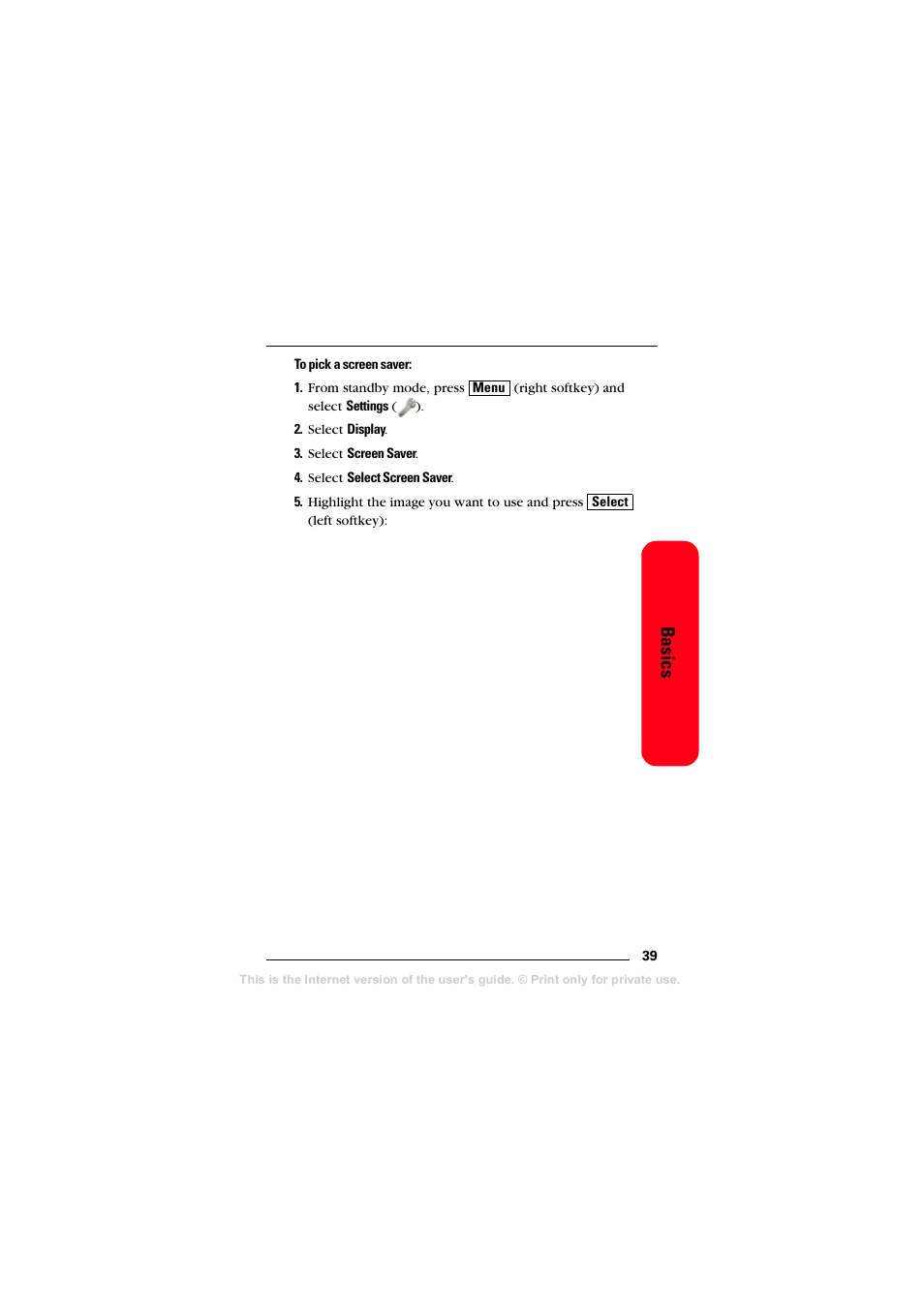 Basics | Sprint Nextel T608 User Manual | Page 45 / 157
