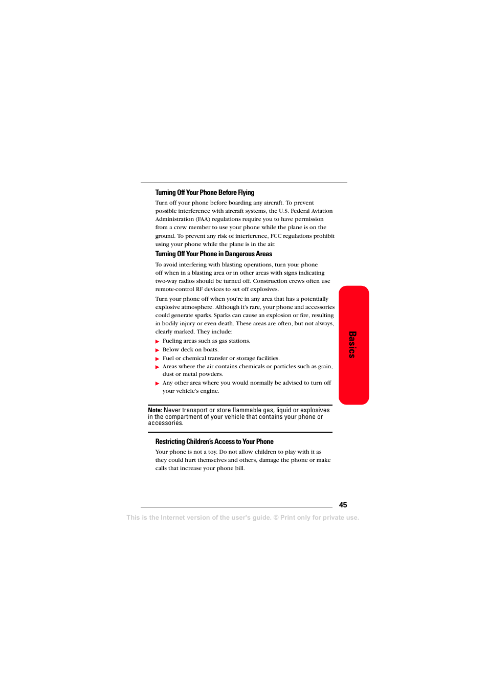 Basics | Sprint Nextel T608 User Manual | Page 51 / 157