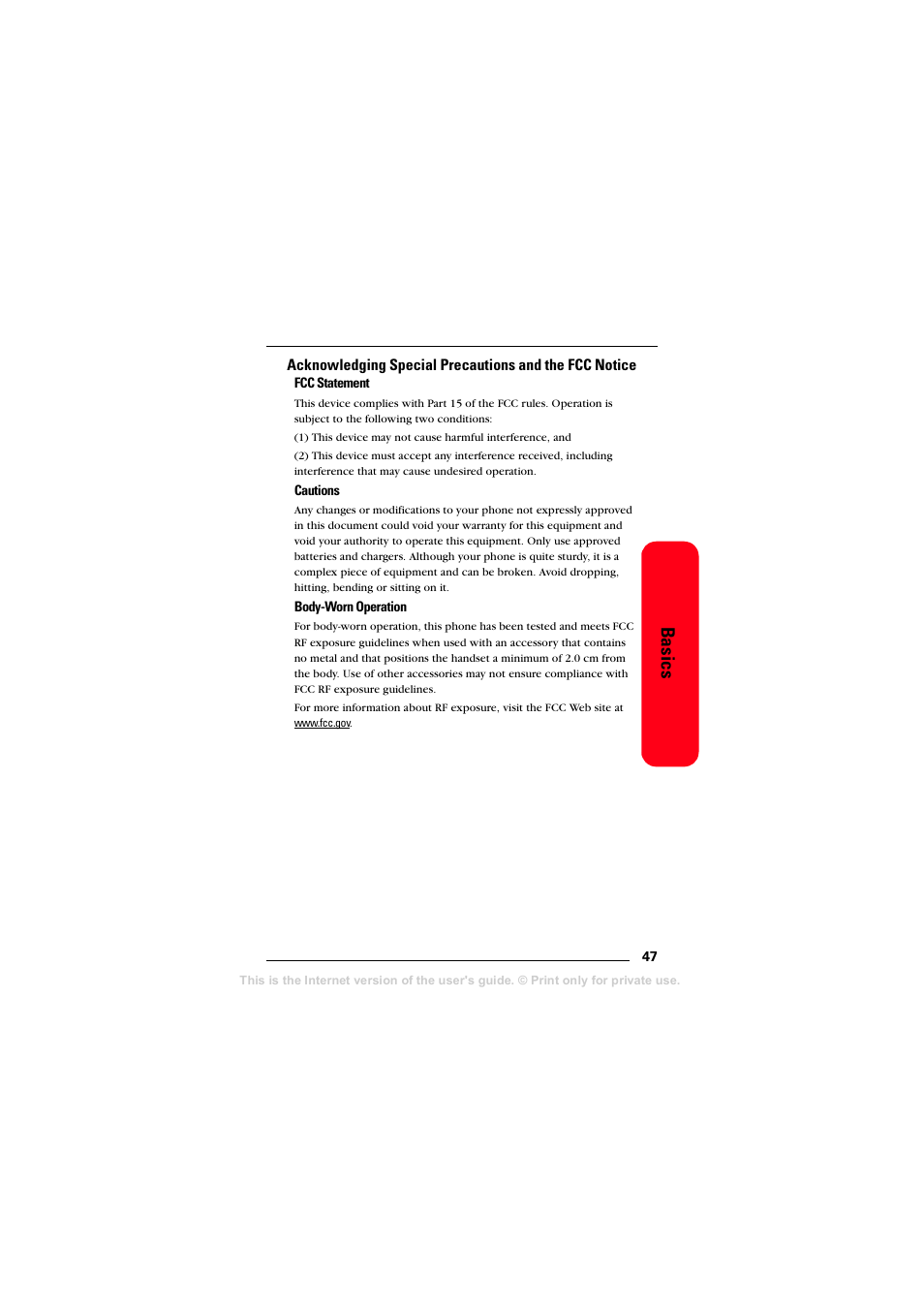 Basics | Sprint Nextel T608 User Manual | Page 53 / 157