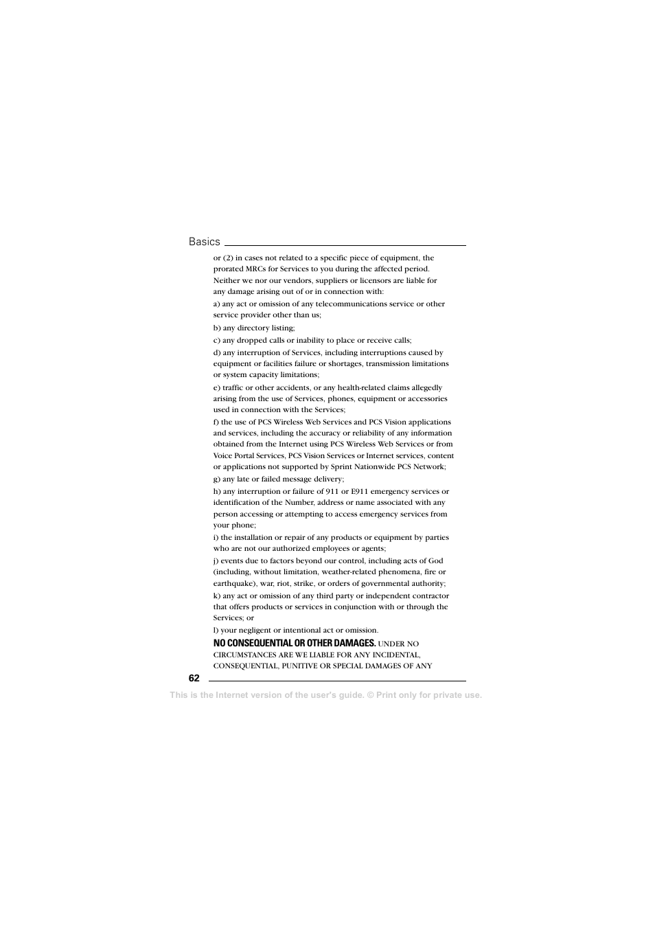 Basics | Sprint Nextel T608 User Manual | Page 68 / 157