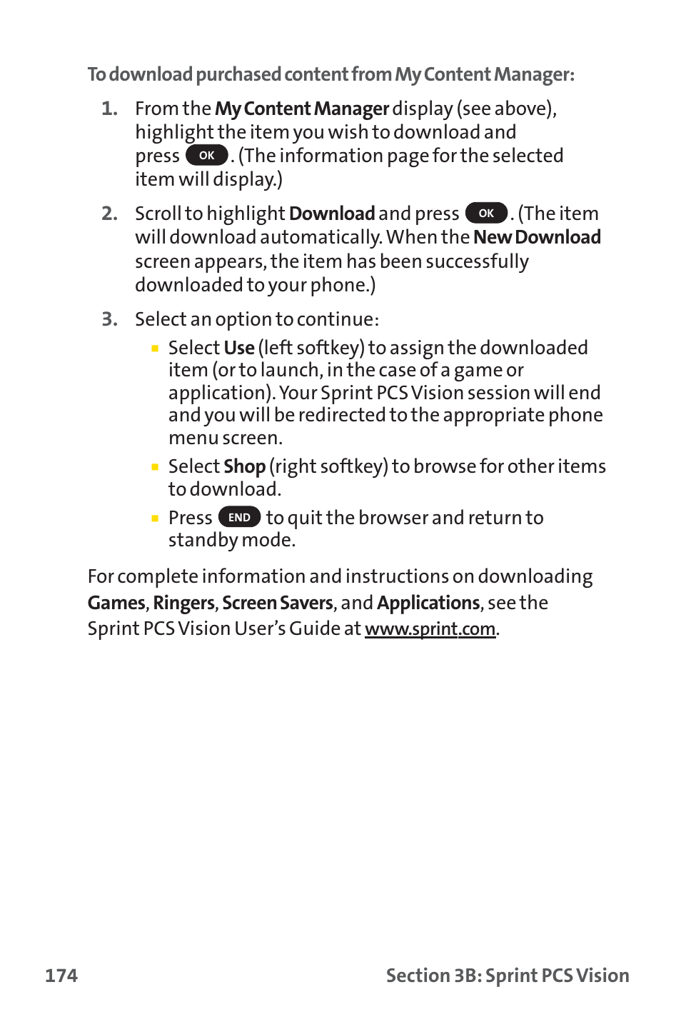 Sprint Nextel SPRINT PCS PM-225 User Manual | Page 183 / 217