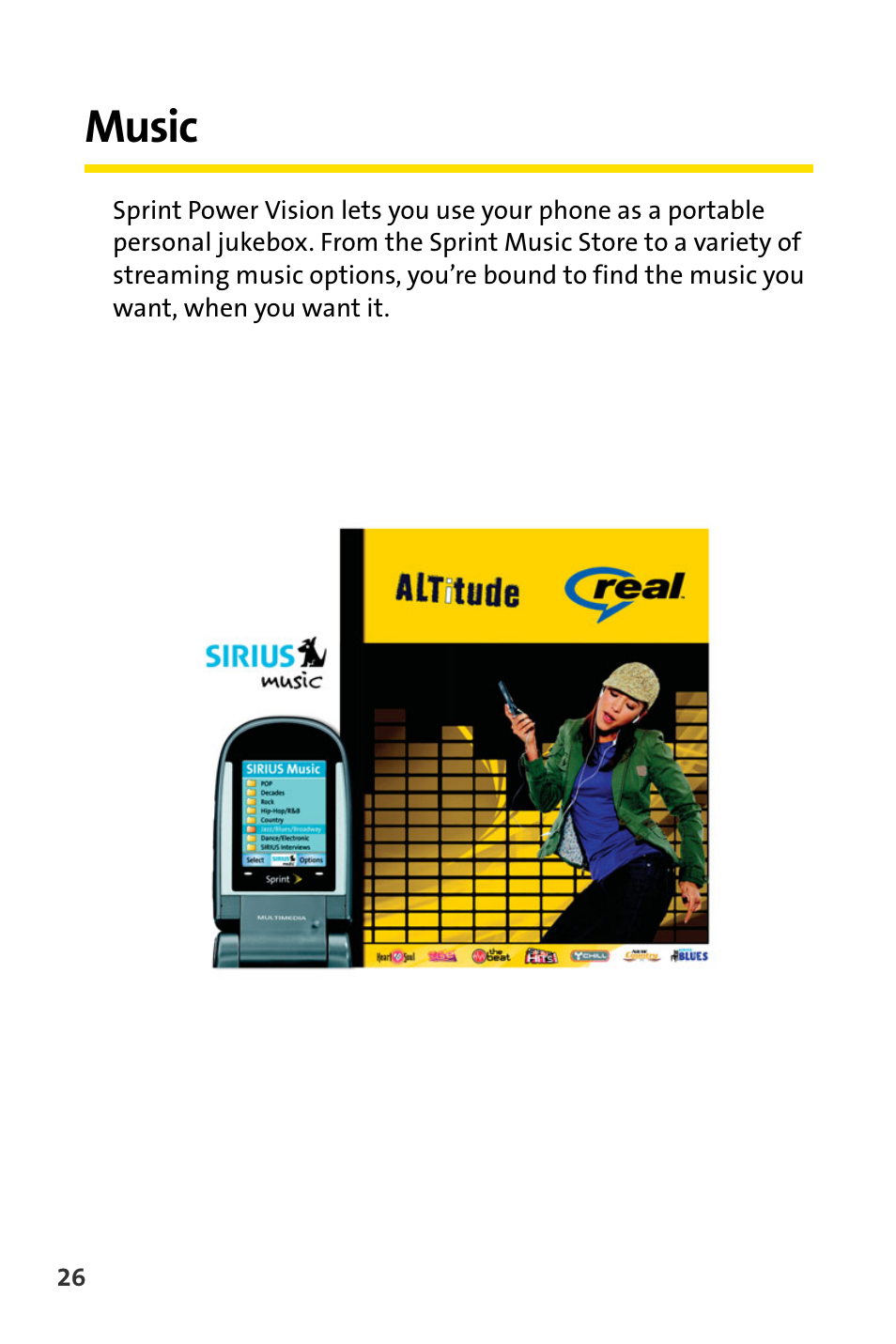 Music | Sprint Nextel Cell Phone User Manual | Page 298 / 336