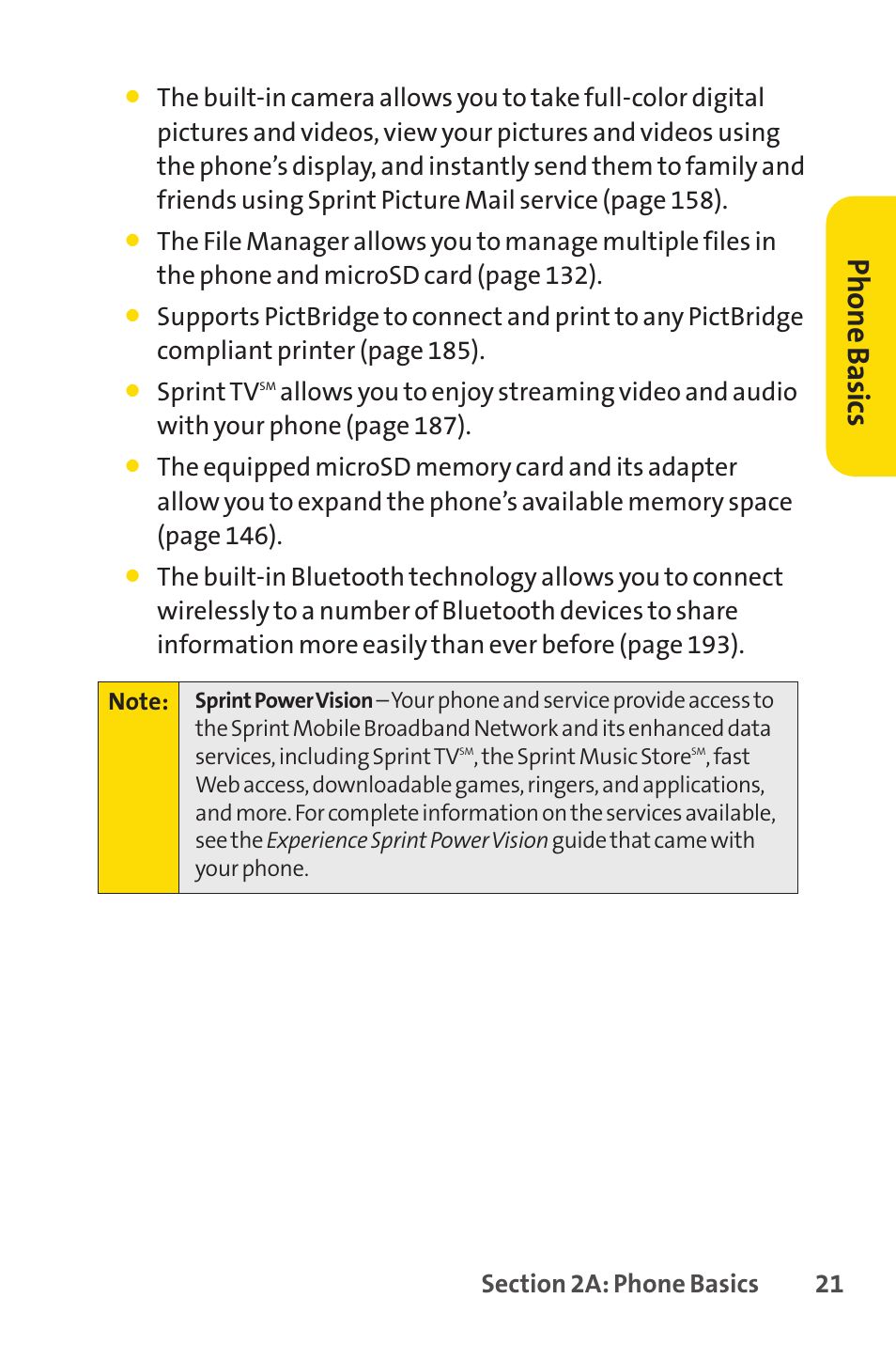 Ph on e b as ics | Sprint Nextel Cell Phone User Manual | Page 39 / 336