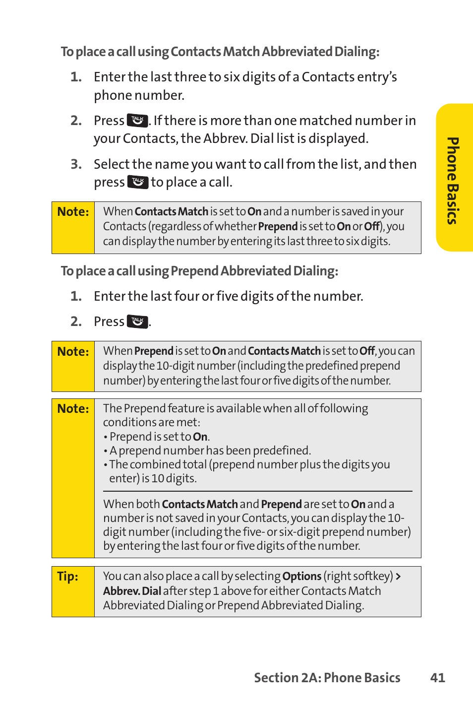 Ph on e b as ics | Sprint Nextel Cell Phone User Manual | Page 59 / 336